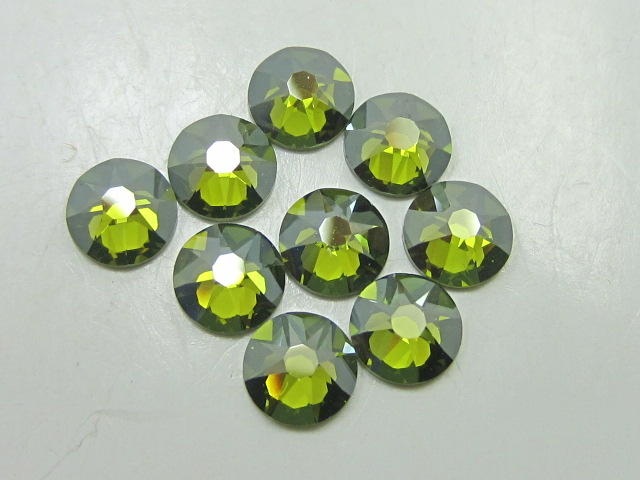 72 pcs. 20ss OLIVINE CHAMPAGNE (maxima) FLATBACK PRECIOSA Rhinestones